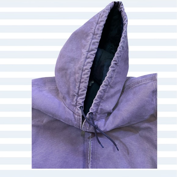 Great condition women’s XL 16/18 PLUM purple quilted zip up - Picture 8 of 15